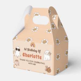 Groovy Halloween Geburtstags Niedlich Ghost Party Geschenkschachtel
