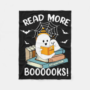 Groovy Halloween Ghost Mehr Bücher Libraria Fleecedecke