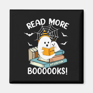 Groovy Halloween Ghost Mehr Bücher Libraria Magnet