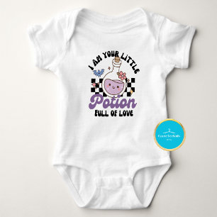 Groovy Halloween Liebe Pop Baby Strampler