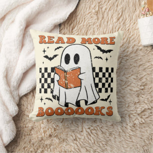 Groovy Halloween Read More Books Niedlich Boo lese Kissen