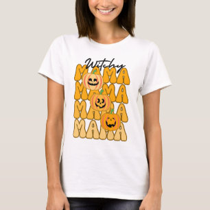 Groovy Halloween Witchy Mama lustiges halloween T-Shirt