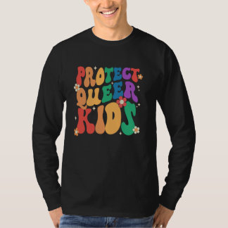 Groovy Heart Shape Schützen Quee Kinder LGBT Prix  T-Shirt
