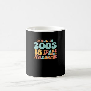 Groovy, hergestellt im Jahr 2005, 18 Jahre großart Kaffeetasse