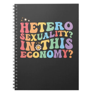 Groovy Hetero Heterosexualität In dieser Wirtschaf Notizblock