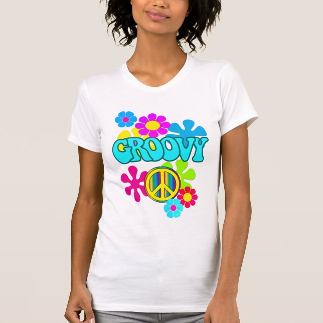 Groovy Hippie T-Shirt (Vorderseite)