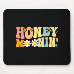 Groovy Honeymoonin Braut Brautjunggesellinnenabsch Mousepad