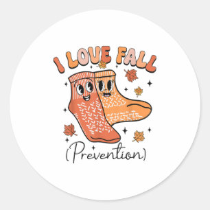 Groovy I Fall Prävention Fall Pt Physikalische The Runder Aufkleber