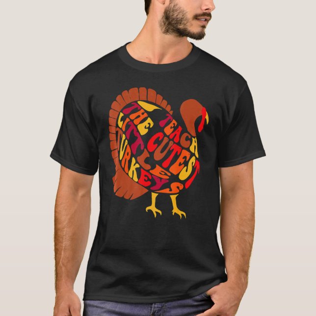 Groovy I lehrt die Niedlichsten kleinen Truthühner T-Shirt (Vorderseite)