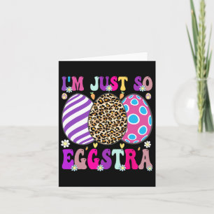 Groovy Ich bin nur so Eggstra Funny Egg Osterbyske Karte