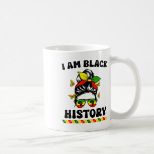 Groovy ich bin Schwarzer Geschichtsmonat Schwarze Kaffeetasse
