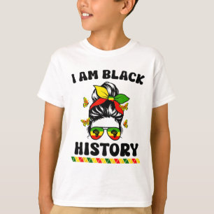 Groovy ich bin Schwarzer Geschichtsmonat Schwarze T-Shirt