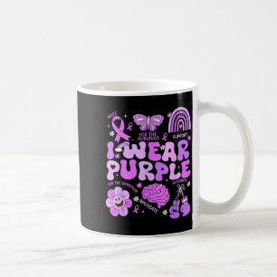 Groovy ich trage lila Unterstützung Epilepsie-Bewu Kaffeetasse