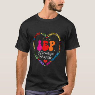 Groovy IEP Ich fördere Fortschritte Sonderpädagogi T-Shirt