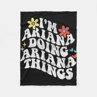 Groovy Im Ariana Doing Ariana Things Funny Mthers Fleecedecke