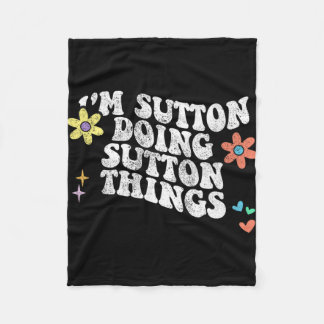 Groovy Im Sutton Doing Sutton Things Funny Mthers Fleecedecke