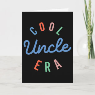 Groovy in meiner coolen Onkel-Ära Lustiger Vaterta Karte