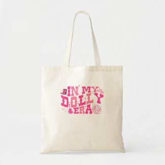 Groovy in meiner Dolly-Ära Dolly Vorname Pink Cowg Tragetasche