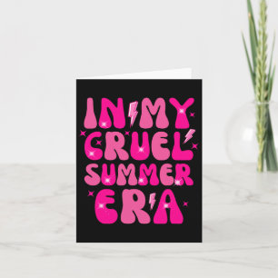 Groovy in meiner grausamen Sommerzeit Familienurla Karte