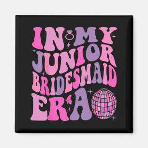 Groovy in meiner Junior Bridesmaid Era Wedding Bri Magnet