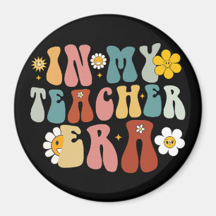 Groovy in meiner Lehrer-Ära Zurück zur Schule Lehr Magnet