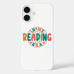 Groovy "In meiner Lesepoche" wellige Schrift Grafi iPhone 16 Hülle