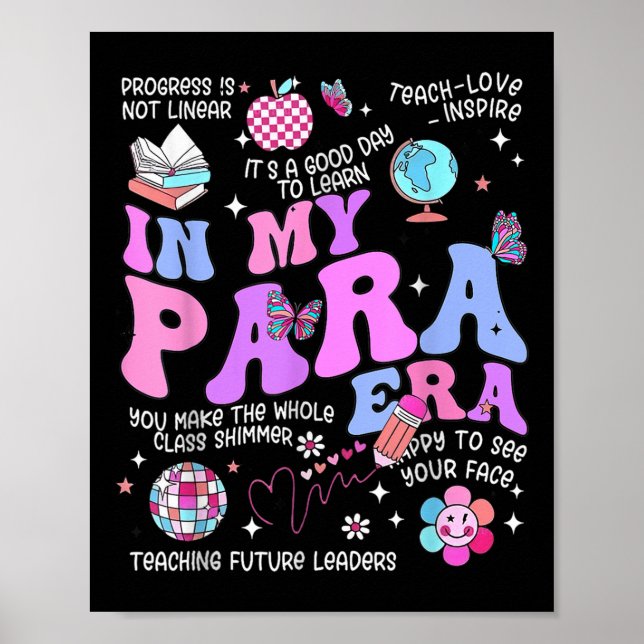 Groovy in meiner Paraazeit Vintage Paraprofessiona Poster (Vorne)