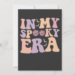 Groovy in meiner spöttischen Ära Halloween Ghost R Einladung