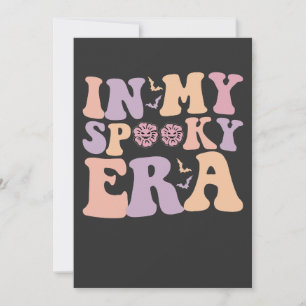 Groovy in meiner spöttischen Ära Halloween Ghost R Einladung