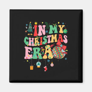Groovy in meiner Weihnachtszeit Familie Matching M Magnet