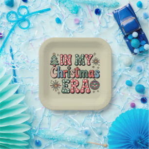 Groovy in meiner Weihnachtszeit lustiger Lehrer Pappteller