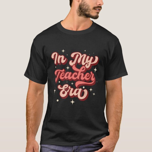 Groovy In My Teacher Era Test Day  Testing Teacher T-Shirt (Vorderseite)