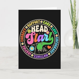 Groovy Inspire Ermutigen Liebe Head Start Team Ck Karte