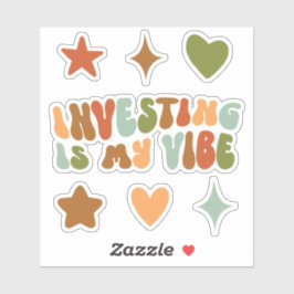 Groovy Investing ist mein Lebenslauf, Finanzinvest Aufkleber