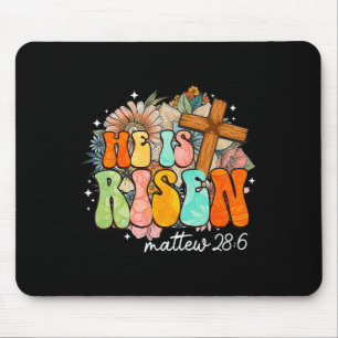 Groovy ist Risen Cross Jesus Religious Oster Ch Mousepad