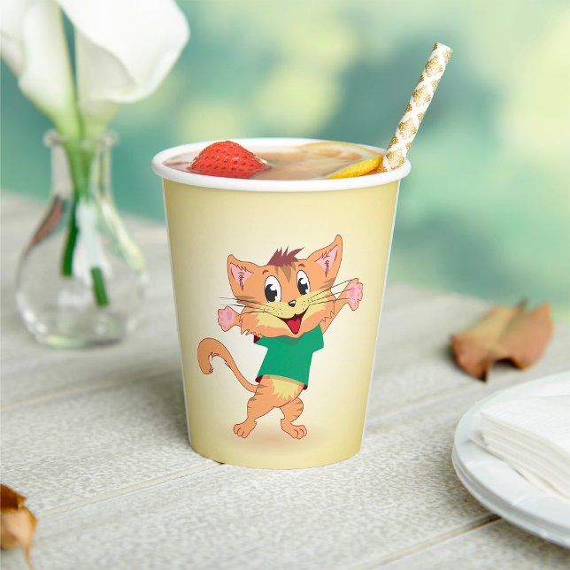 Groovy Katze Pappbecher (Von Creator hochgeladen)