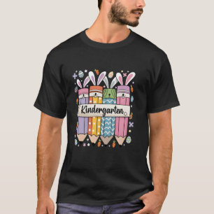 Groovy-Kindergärtnerin-Osterhase-Unterricht T-Shirt