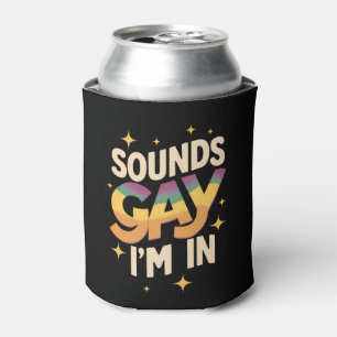 Groovy klingt schwul, ich bin bei LGBT Regenbogens Dosenkühler