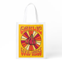 Groovy Knolic Good Vibes Wiederverwendbare Tasche