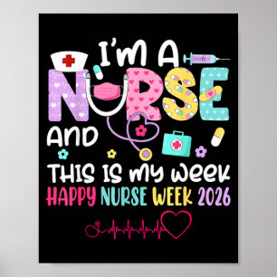 Groovy Krankenschwester Gesundheitswesen Krankenha Poster