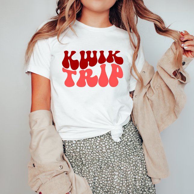 Groovy Kwik Trip Shirt (Groovy, Kwik Trip, Retro Style, Convenience Chic, Fueling Up, Road Trip Vibes, Snack Stop, Travel Fa)