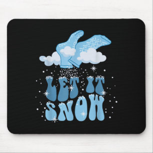 Groovy Lass es schneien Pct Patient Care Tech Kran Mousepad
