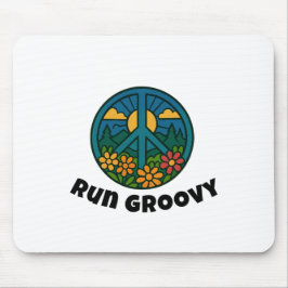 Groovy laufen mousepad