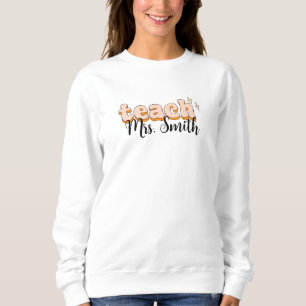 Groovy Lehrer-Shirt Sweatshirt