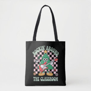 Groovy-Lehrer Weihnachten Rockt Um Den Klassenraum Tasche