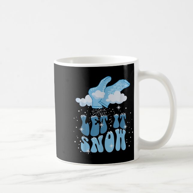 Groovy Let It Snow Pct Patient Care Tech Nurse Chr Kaffeetasse (Rechts)