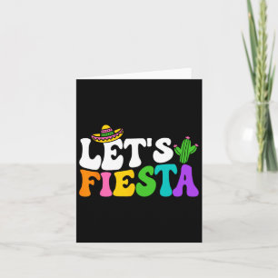 Groovy Let's Fiesta Cinco De Mayo Mexican Fiesta 5 Karte