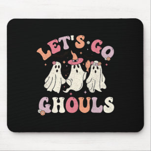 Groovy Let's Go Ghouls Halloween Ghost Outfit für Mousepad