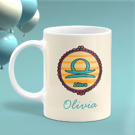 Groovy Libra Custom Kaffeetasse
