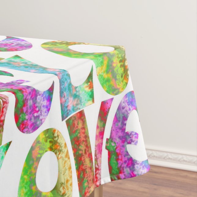 GROOVY LIEBE TISCHDECKE (Beispiel)